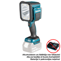 led prozektoriai - Makita DEADML812 (be akumuliatoriaus ir pakrovėjo) - 5 nuotrauka