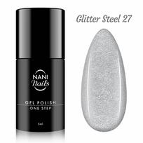 NANI gelinis lakas One Step 5 ml - Glitter Steel