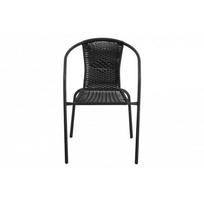 fotelis lauko - 4living Roma Garden Chair Black - 2 nuotrauka
