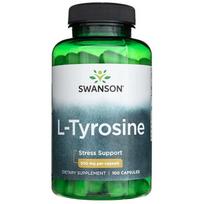 kapsules -  SWANSON L-TIROZINAS, 500 mg, 100 kapsulių - 3 nuotrauka