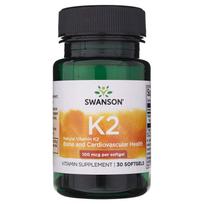 kapsules - Swanson Vitaminas K2 100 mcg - 30vnt. - 3 nuotrauka