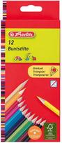 Herlitz Triangular Coloured Pencils 12pcs 10412021