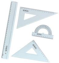Herlitz Geometry Set 4 Parts Plastic 08700403