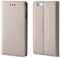 Forever Smart Fix Book Case For Samsung G920 Galaxy S6 Gold