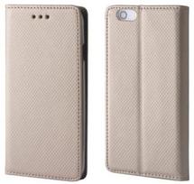 Forever Smart Fix Book Case For Samsung G925 Galaxy S6 Edge Gold