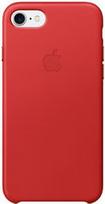 Apple Leather Back Case For Apple iPhone 7 Plus Red