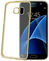 Celly Laser Back Cover For Samsung Galaxy S7 Transparent/Gold