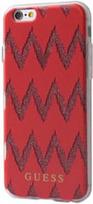 Guess Chevron 3D Effect  Back Case For Apple iPhone 7 Red