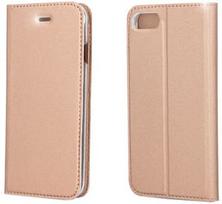 Blun Premium Matt Smart Book Case For Sony Xperia E5 Rose Gold
