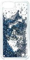 Guess Liquid Glitter Back Case For Apple iPhone 6/6s/7 Transparent/Blue