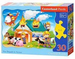 Castorland Puzzle Fire Brigade In Action 30pcs