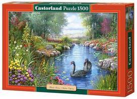 puzzle 1500 - Castorland Puzzle Black Swans Andres Orpinas 1500pcs - 1 nuotrauka