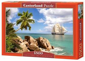 puzzle 1500 - Castorland Puzzle Sailing in Paradise 1500pcs - 1 nuotrauka