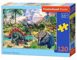Castorland Puzzle Dinosaur Volcanos 120pcs