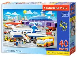 Castorland Puzzle  A Day At The Airport 40pcs Maxi