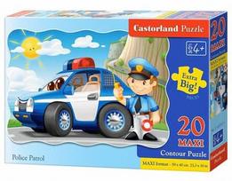 Castorland Puzzle Police Patrol 20pcs Maxi
