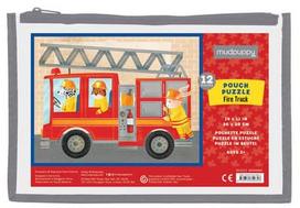 Mudpuppy Fire Truck Pouch Puzzle