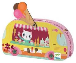 Djeco Silhouette Puzzle Ice Cream Truck DJ07264