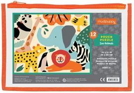 Mudpuppy Zoo Animals Pouch Puzzle