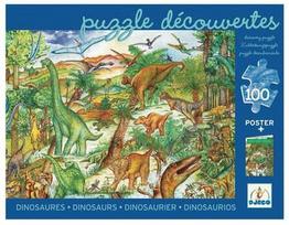 Djeco Puzzle Dinosaurs 100pcs DJ07424