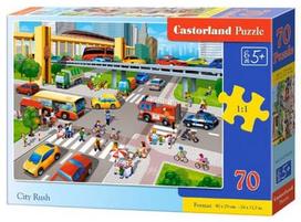 Castorland Puzzle City Rush 70pcs