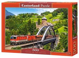 Castorland Puzzle Train On The Bridge 500pcs