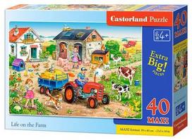 Castorland Puzzle Life On The Farm 40pcs Maxi