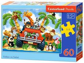 Castorland Puzzle Softies On Safari 60pcs