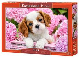 Castorland Puzzle Pupu In Pink Flowers 500pcs