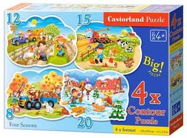 Castorland Puzzle Four Seasons 4in1