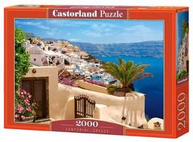 puzzle 2000 - Castorland Puzzle Santorini Greece 2000pcs - 1 nuotrauka