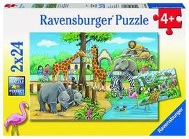 Ravensburger Puzzle Welcome To The Zoo 2x24pcs 078066