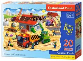 Castorland Puzzle House in Construction 20pcs Maxi