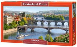 Castorland Puzzle Viltava Bridge In Prague 4000pcs