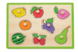 Viga Wooden Flat Puzzle Fruit 50020