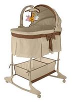 Milly Mally Sweet Melody Cradle 4 in 1 Remote Cream