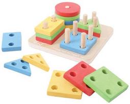 Bigjigs Toys First Four Shape Sorter BB094