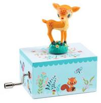 Djeco Hand Cranked Music Box Fawn In The Woods DJ06071