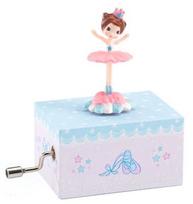 djeco muzikine dezute - Djeco Hand Cranked Music Box Ballerina On Stage DJ06070 - 1 nuotrauka