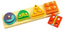 Djeco 1234 Basic Wooden Game