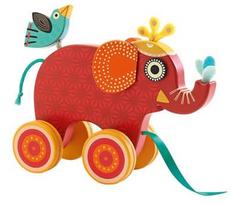 Djeco Pull Along Indy Elephant
