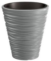 Vazonas Prosperplast Sand 35.5cm Grey