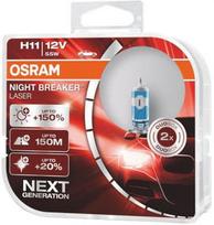 automobiliu lemputes - Osram Night Breaker Laser H11 55W 12V Duo - 1 nuotrauka