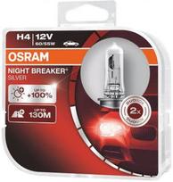 Osram Night Breaker Silver H4 60/55W 12V Duo