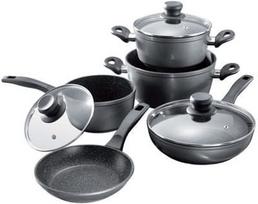 Stoneline Cookware Set 8pcs Black