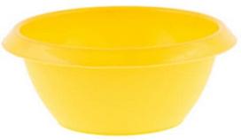 Bentom Plastic Bowl 4l Yellow Beige