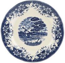 Claytan Windmill Soup Plate 20.3cm Blue