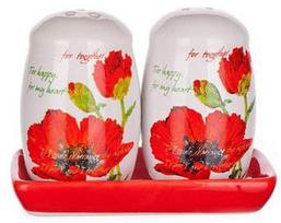 Banquet Spice Jar Set Red Poppy