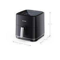 karsto oro gruzdintuve 5 l - Sharp AF-GS552AE-B - 7 nuotrauka