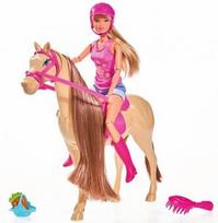 leles lovyte - Simba Steffi Love Doll With Horse 105733052 - 1 nuotrauka